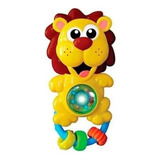 Chocalho C Som E Luz Para Bebê Leão Leãozinho Zoop Toys