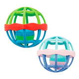 Chocalho De Bebe Brinquedo Infantil Mordedor Bola Divertido