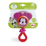 Chocalho E Mordedor Minnie Disney Para Bebê Elka 1060