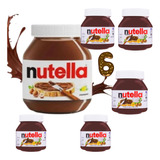 Chocolate Creme De Avelã Gigante Ferrero Nutella 650g Kit 6