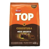 Chocolate Gotas Cobertura Top Meio Amargo Harald 400g