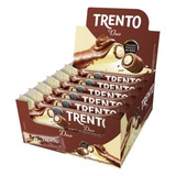 Chocolate Trento Duo Branco E Ao Leite Caixa 16 Unidades 32g