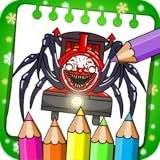 Choo Choo Charles Coloring Book Game