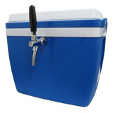Chopeira 34l Torneira Italiana E Destrave Barril 5l Azul