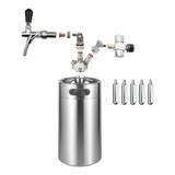 Chopeira Vacuum Parede Dupla 5 Litros Inox Ball Lock Brewkeg