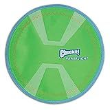 Chuckit Paraflight Flyer Frisbee De Cachorro Para Longa Distância Verde Azul Grande