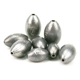 Chumbada Oliva Para Pesca 1 Kg Tamanhos