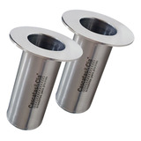 Chumbador Em Aço Inox Para Escada De Piscina 1 Par