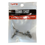 Chumbo Down Shot Com Girador 2g 5un Para Pesca Mury