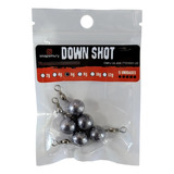 Chumbo Down Shot Com Girador 6g 5un Para Pesca Mury