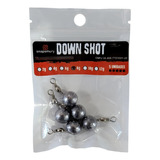 Chumbo Down Shot Com Girador 8g 5un Para Pesca Mury