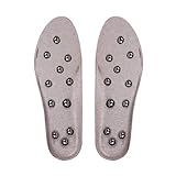 CHUNCIN Palmilhas De Massagem Magnéticas Almofadas De Massagem De Acupuntura Palmilhas Magnéticas Para Terapia De Pés Tamanho 39 Cinza 1 Par Tamanho 39 