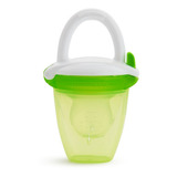 Chupeta Alimentador Silicone Munchkin C Tampa Azul Ou Verde