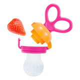 Chupeta Alimentadora Sugador Porta Frutinha Buba Silicone Cor Rosa Tamanho Da Chupeta Único