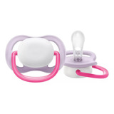 Chupeta Avent Ultra Air 0 6 Meses Rosa Branca Unitaria Happy