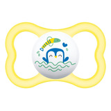 Chupeta Bico De Silicone Air 6m Neutra Com Estojo Mam