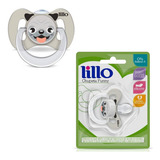 Chupeta Bico De Silicone Funny Animais 0 6 Meses Neutra Lillo Creme