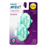 Chupeta Calm Soothie Philips Avent 0 3m Bico Anti Colic 2un