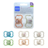 Chupeta Mam Air 16m Silicone Skinsoft Animais Dupla