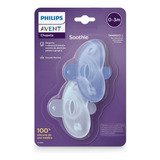 Chupeta Philips Avent Recém Nascido Soothie 0 3mes Tam1 Azul