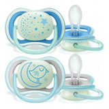 Chupeta Phillips Avent Ultra Air Todas As Idades Menino 2 Un