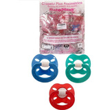 Chupeta Plus Pacote Com 25 Bico Assimétrico Menino Baby Nany