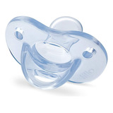 Chupeta Soft Calming Silicone Simétrico 0 6m Azul Lillo