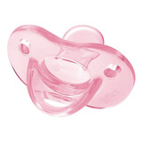 Chupeta Soft Calming Silicone Simétrico Tamanho 1 Rosa Lillo