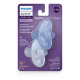 Chupeta Soothies Philips Avent Azul Menino Dupla Rn 0 3m