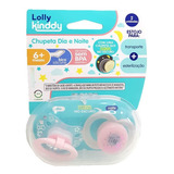 Chupeta Star Dia E Noite Rosa Orto T2 Brilha No Escuro Lolly Período De Idade 6 12 Meses