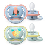 Chupeta Ultra Air Dupla 0 6m Deco Philips Avent