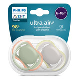 Chupeta Ultra Air Dupla 6 18m Philips Avent Scf085 20