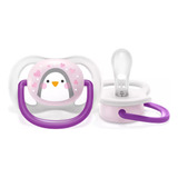 Chupeta Ultra Air Unitária Pinguim 0 6 Meses Menina Avent