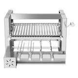 Churrasqueira 4 Espetos Motor Inox Grill