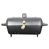 Churrasqueira À Bafo De Aluminio Fundido Batido Grande