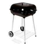 Churrasqueira A Bafo Portatil Barbacoa Mor Preta Resistente