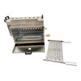 Churrasqueira A Gás Infra Vermelho Mesa Inox Suprema grelha