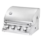 Churrasqueira A Gás Inox Grill 4 Bafo Mikazza Pro4