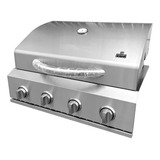 Churrasqueira A Gás Modelo Bali 04 Queimadores Inox 430