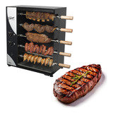 Churrasqueira Assador A Gas Rotativo 5 Espetos Bivolt Gn