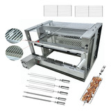 Churrasqueira C Grelha Elevatória 70cm Grill 705 100 Inox