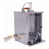 Churrasqueira Churrasco Grego Espeto Elétrico Porta Vidro R2 Cor Inox 220v