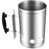 Churrasqueira Churrasqueira Aço Galvanizado Chaminé Isqueiro Cesta Cozinhar Ao Ar Livre Briquete Rápido Fogo Rápido Carvão Arranque Lata Cani