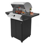 Churrasqueira Cook Top Apartamento De Embutir Gás Glp Inox