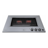 Churrasqueira Cooktop Fischer À Gas Bivolt Com Tampa Em Inox