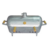 Churrasqueira De Alumínio Bafo Oval Grande Com Grelha Rig