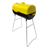 Churrasqueira Diamante Grande Bafo Alumínio Com Pés Durafort Cor Amarelo