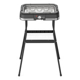 Churrasqueira Elétrica Britânia Bcq90 Com Suporte 1500w Cor Preto 220v