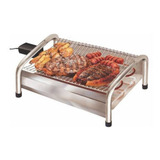 Churrasqueira Elétrica Tok Grill Grelha Cromada 110v