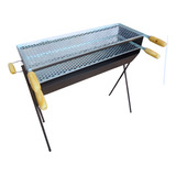 Churrasqueira Espetinho 80x25 Profissional Com 2 Grelhas